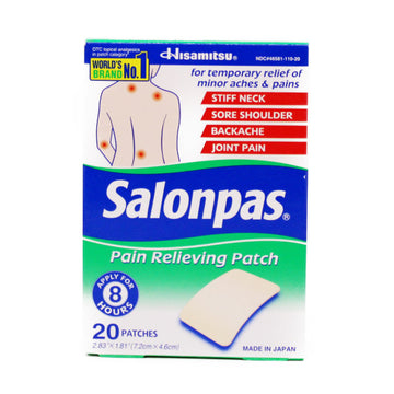 Salonpas Pain Relieving Patch 20 Sheets Nhp-020
