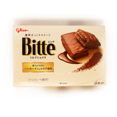 Glico Bitte Milk Chocolate 6P 96G