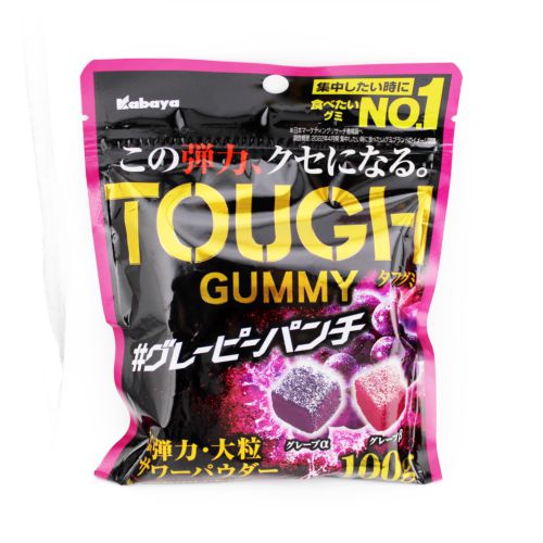 Kabaya Tough Gummy Grape 100G