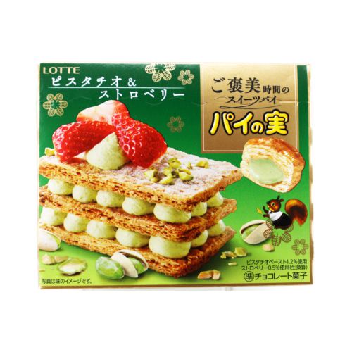 Lotte Pie No Mi Chocolate Pistachio Strawberry 69G