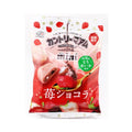Fujiya Country Cookie Mini Tochiaka Strawberry  Chocolate 42G
