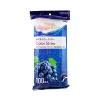 Daiwa Flexible Color Straw 100Pcs