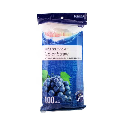 Daiwa Flexible Color Straw 100Pcs