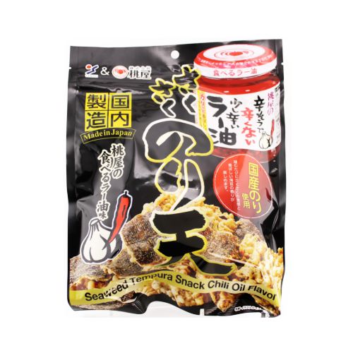 Yamaei Seaweed Tempura Snack Chili Oil Flavor 65G