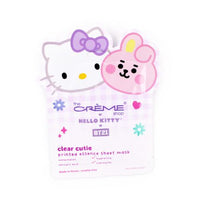 Cr?me Hello Kitty & Bt21 Clear Cutie Printed Essence Sheet Mask