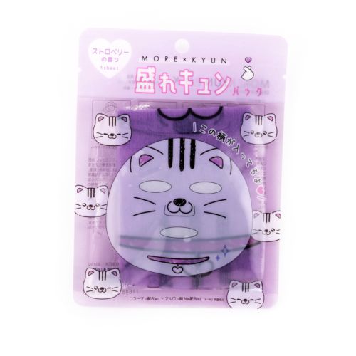 Animal Sheet Face Pack Strawberry Cat