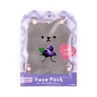 Animal Sheet Face Pack Blueberry