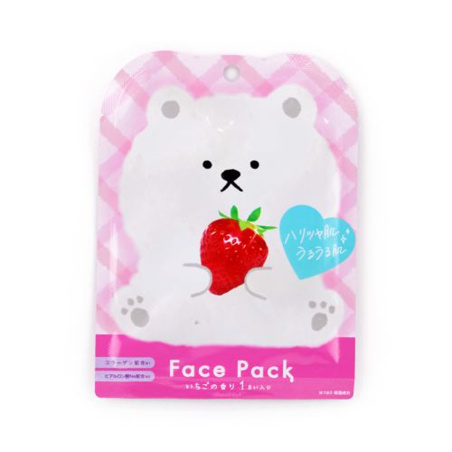 Animal Sheet Face Pack Strawberry