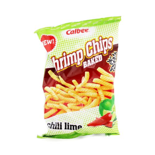 Calbee Shrimp Chips Chili Lime 3.3Oz
