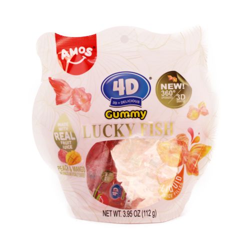 Amos 4D Gummy Lucky Fish 3.95Oz