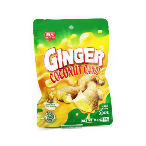 Chun Guang Ginger Coconut Candy 2.8Oz