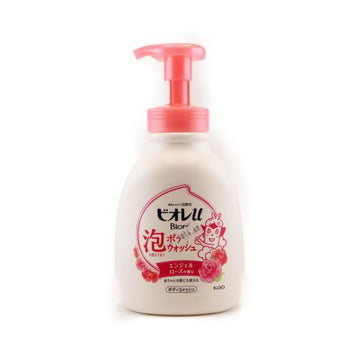 Kao Biore U Awa Body Soap Angel Rose 600Ml