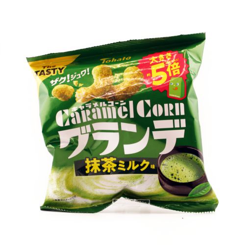 Tohato Caramel Corn G Macha Milk