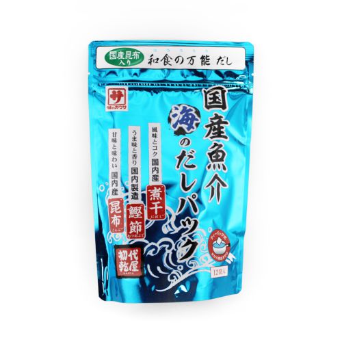 Kakusa Kokusan Kombu Umi No Dashi Pack 12P 84G