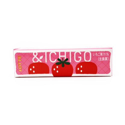 Lotte Kodawari Fruit Ichigo Gum 9Pc