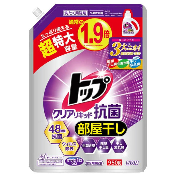 Lion Top Lclean Lquid Detergent Refill 900g