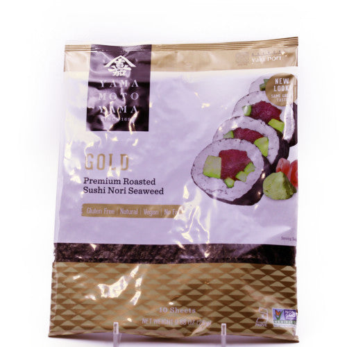 noriページ Nori Yakinori Organic Full Sheet Seaweed - 10 Sheets