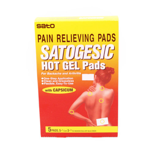 Satogesic Hot Gel Pads Sato 5Pads