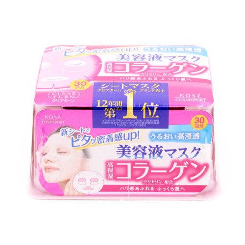 Clear Turn Essence Facial Mask Collagen 0.4Floz(
