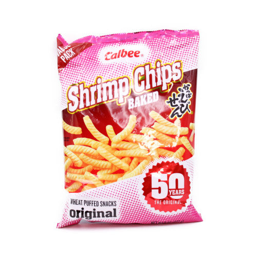 Calbee Shrimp Chips, Baked, Original, Value Pack - 8 oz