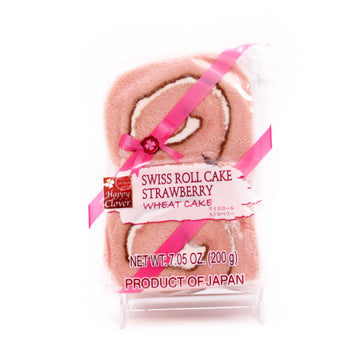 Strawberry Swiss Roll Cake