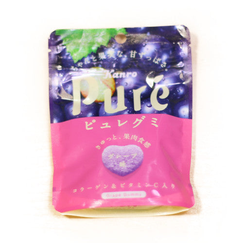 Grape Pure Gummy 56G Kanro