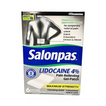 Salonpas Pain Relieving Gel-Patch Lidocaine 4% L