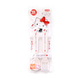 Hello Kitty Spoon/Fork Set Red&White Osk