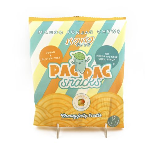 Pac Pac Snacks Mango Konjac Chews 10Pc 160G