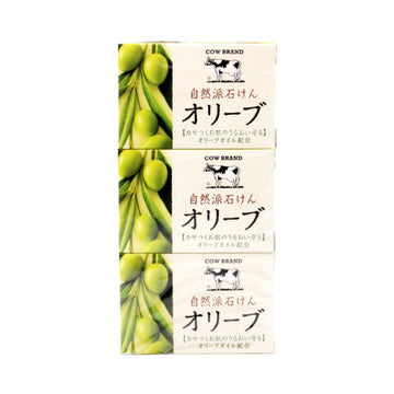New Gyunyu Cow Soap Olive 100G 3Pc