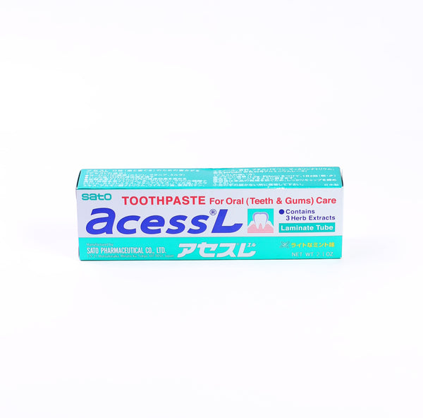 Acess L Toothpaste 60G 2.1Oz(60G) Sato Pharmaceu – DainobuNYC
