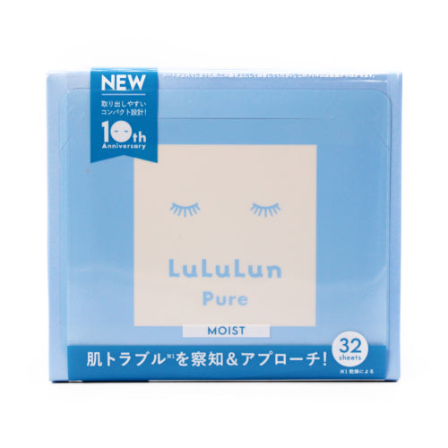 Lululun Face Mask Pure 6Fb Blue 32Sheets