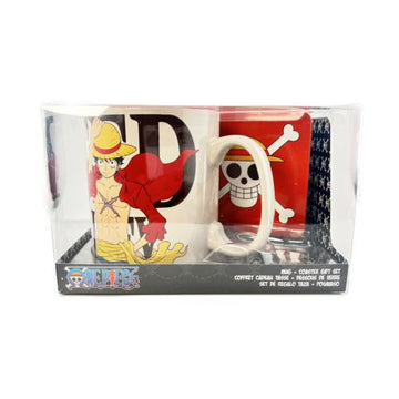 Abypck Onepiece Luffy Mug & Coaster Gift Set