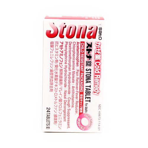 Stona Cold Remedy Tablet 24Pcs Sato Pharmaceutic