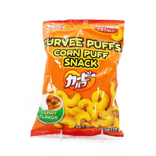 Shirakiku Curvee Puffs Curry Puff Snack 70G