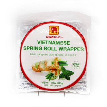 Asian Best Vietnamese Spring Roll Wrapper 22Cm 12Oz