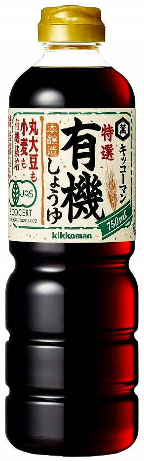Kikkoman Organic Soy Sauce Jpn 750ml