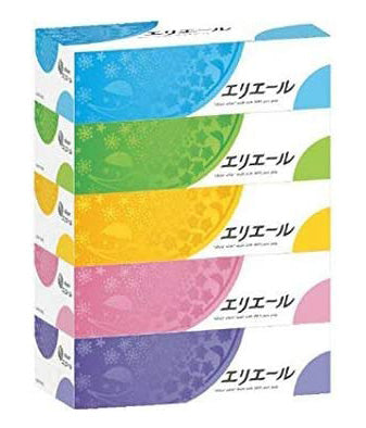 Elleair Tissue 180Sheets 5Pcs